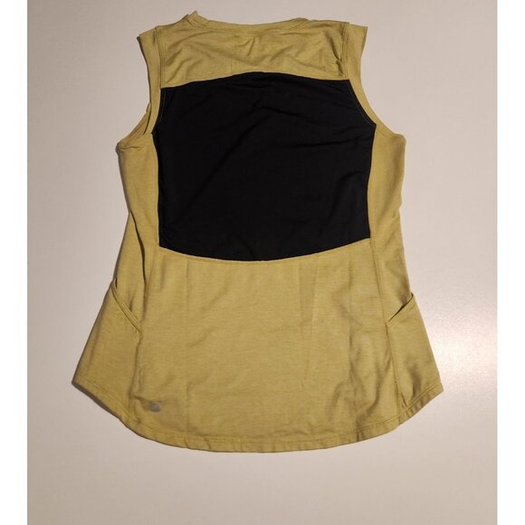 Fabletics Tank Top Sleeveless Activewear Crew Neck Yellow Womens Large / 10 - Picture 5 of 10